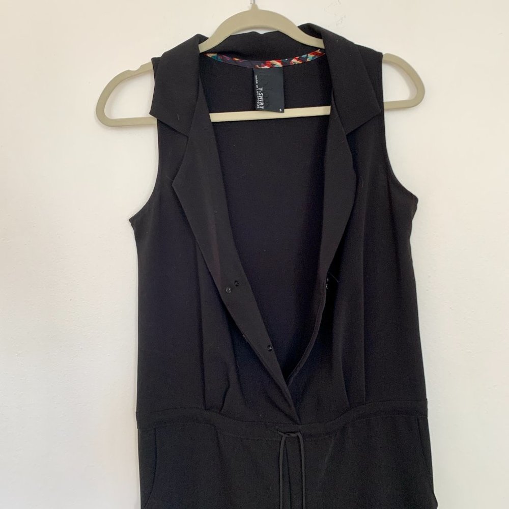 Anthropologie | Dolan T-Shirt Black Romper - Picture 9 of 14